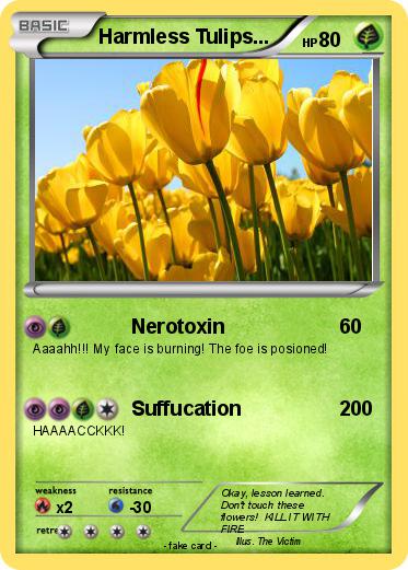 Pokemon Harmless Tulips...