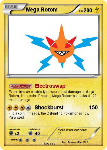 Pokemon Mega Rotom
