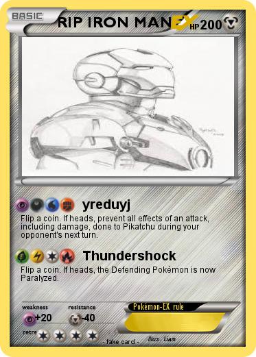 Pokemon RIP IRON MAN