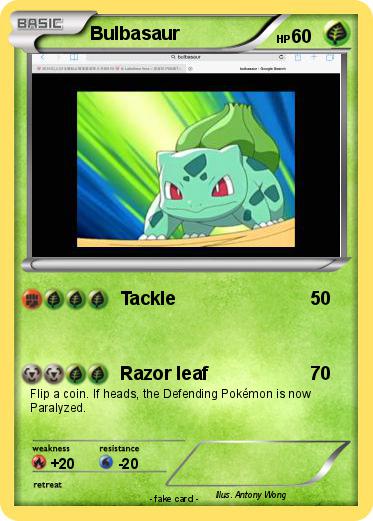 Pokemon Bulbasaur