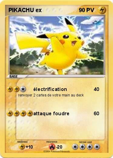 Pokemon PIKACHU ex