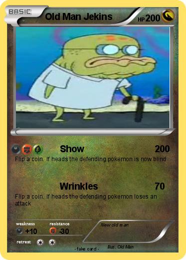 Pokemon Old Man Jekins