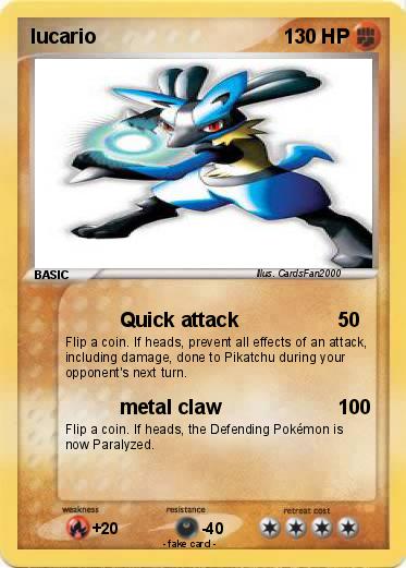 Pokemon lucario