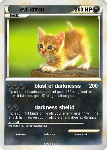 Pokemon evil kitten
