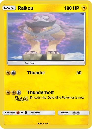Pokemon Raikou