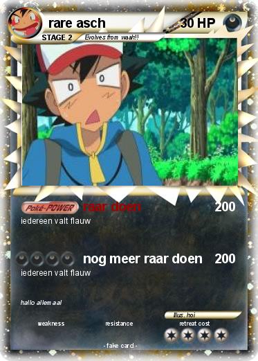 Pokemon rare asch