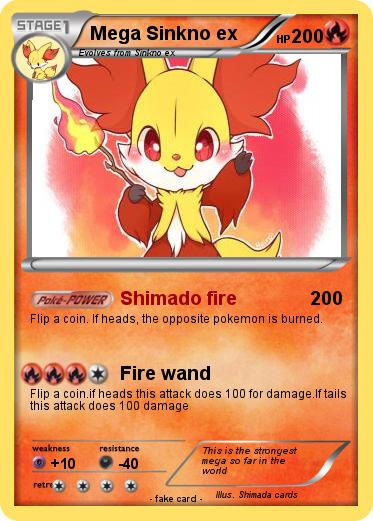 Pokemon Mega Sinkno ex