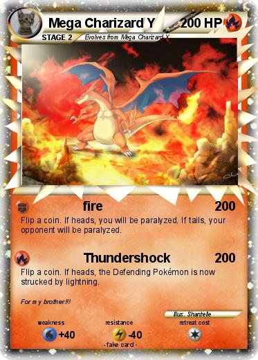 Pokemon Mega Charizard Y