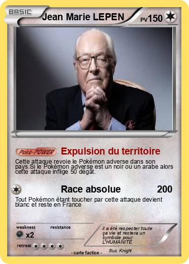 Pokemon Jean Marie LEPEN