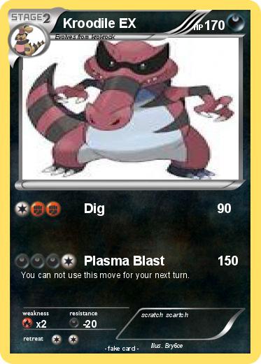 Pokemon Kroodile EX