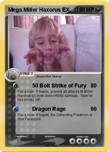 Pokemon Mega Miller Haxorus EX