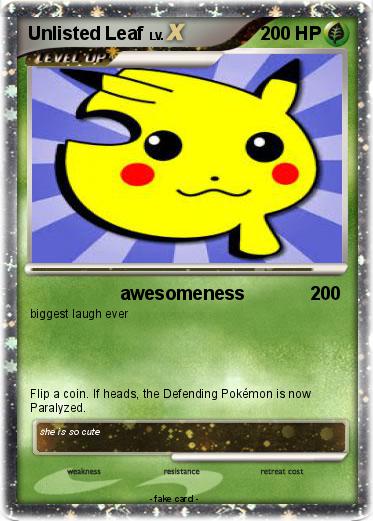Pokemon Unlisted Leaf