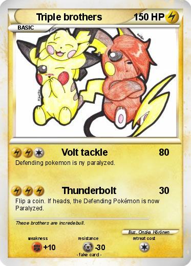 Pokemon Triple brothers