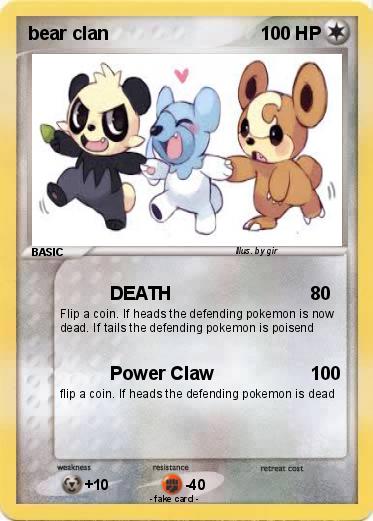 Pokemon bear clan