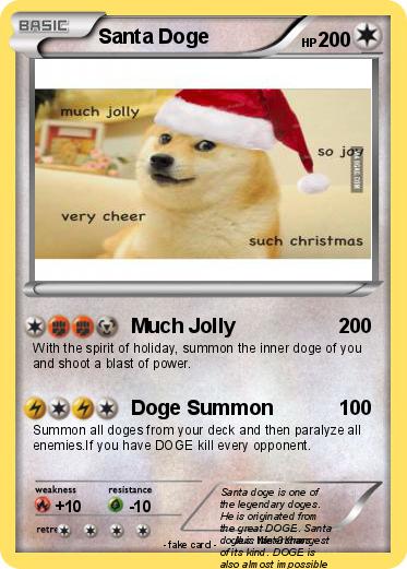 Pokemon Santa Doge