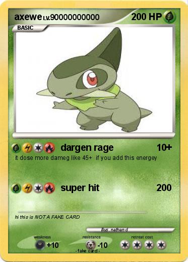 Pokemon axewe