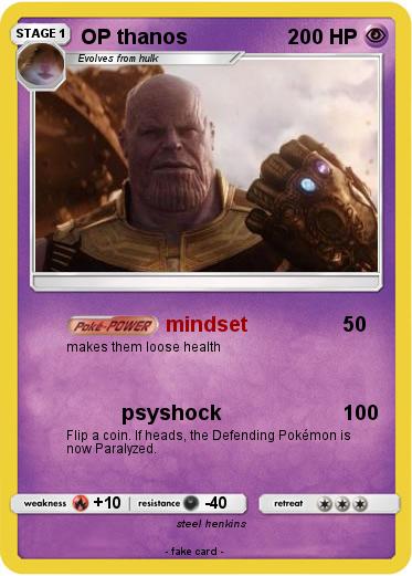 Pokemon OP thanos