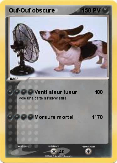 Pokemon Ouf-Ouf obscure                   