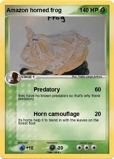 Pokemon Amazon horned frog