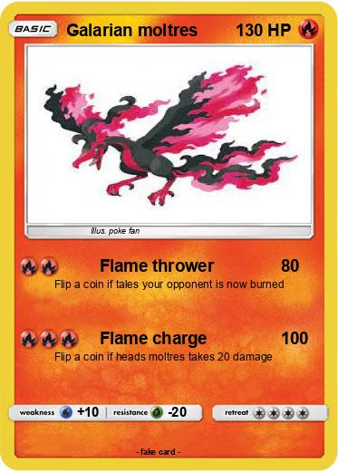 Pokemon Galarian moltres