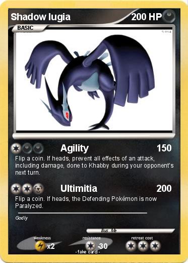 Pokemon Shadow lugia