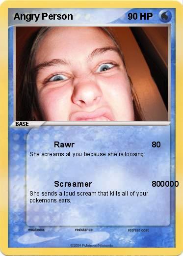 Pokemon Angry Person
