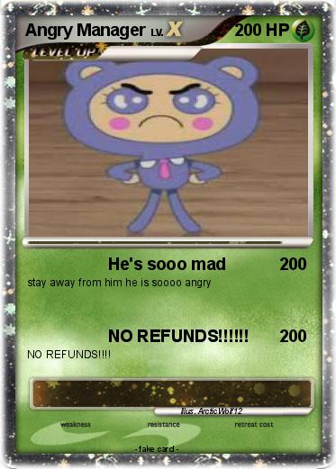 Pokemon Angry Manager