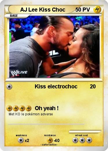 Pokemon AJ Lee Kiss Choc
