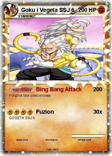 Pokemon Goku i Vegeta SSJ 6