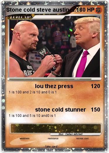 Pokemon Stone cold steve austin