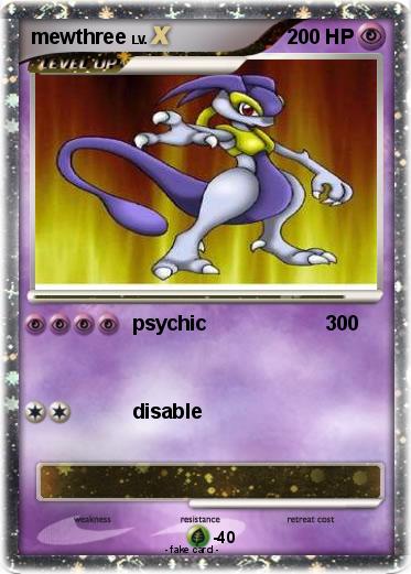 Pokemon mewthree