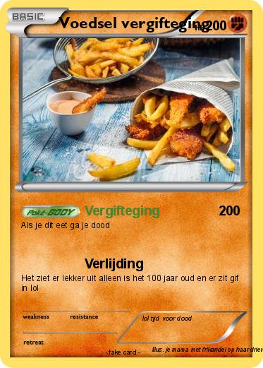 Pokemon Voedsel vergifteging