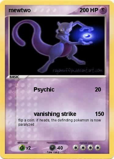 Pokemon mewtwo