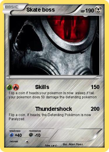 Pokemon Skate boss