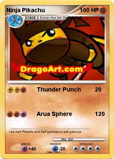 Pokemon Ninja Pikachu