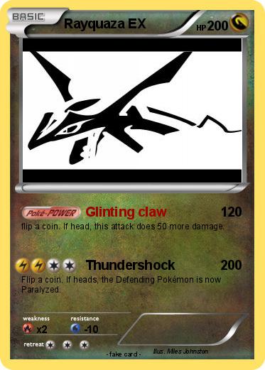 Pokemon Rayquaza EX
