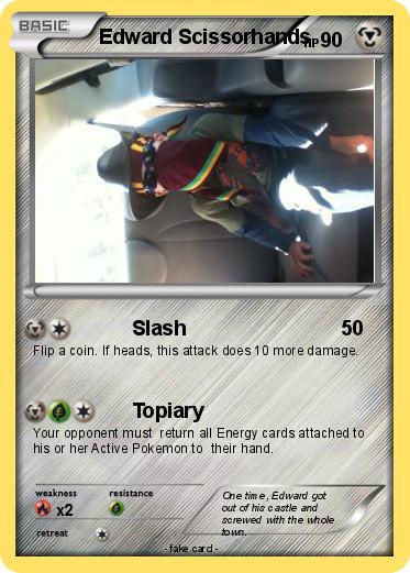 Pokemon Edward Scissorhands