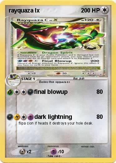 Pokemon rayquaza lx