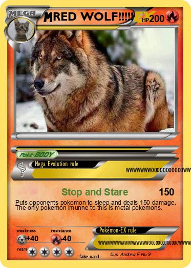 Pokemon RED WOLF!!!!!