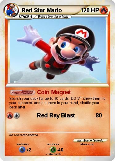 Pokemon Red Star Mario