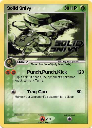 Pokemon Soild Snivy