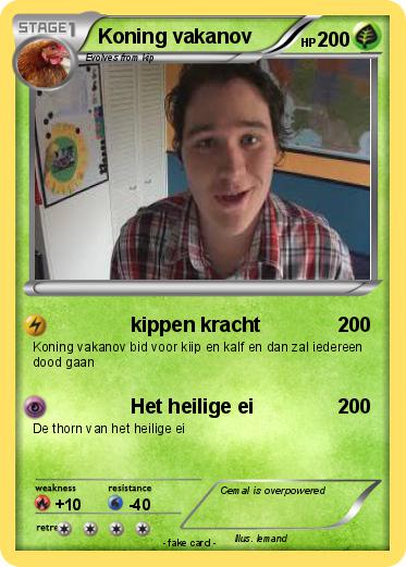 Pokemon Koning vakanov