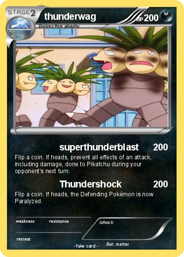 Pokemon thunderwag