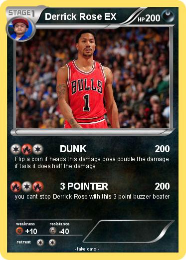 Pokemon Derrick Rose EX