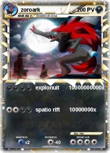 Pokemon zoroark