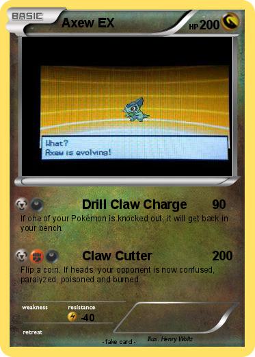 Pokemon Axew EX