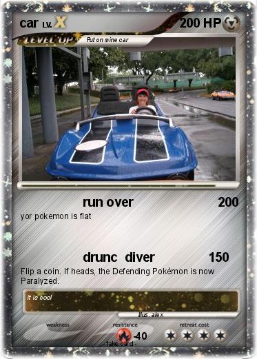 Pokemon car