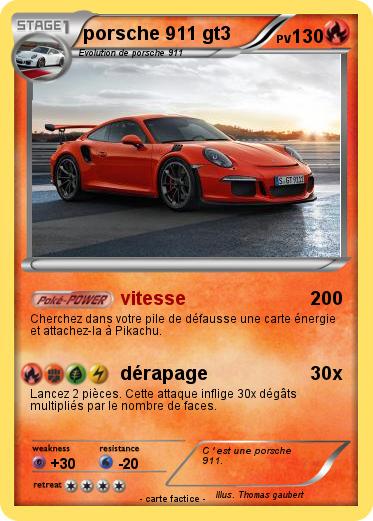 Pokemon porsche 911 gt3