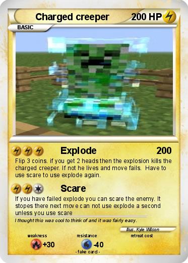 Pokemon Charged creeper