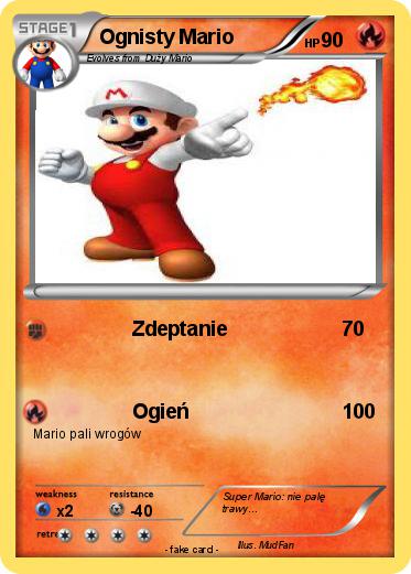 Pokemon Ognisty Mario